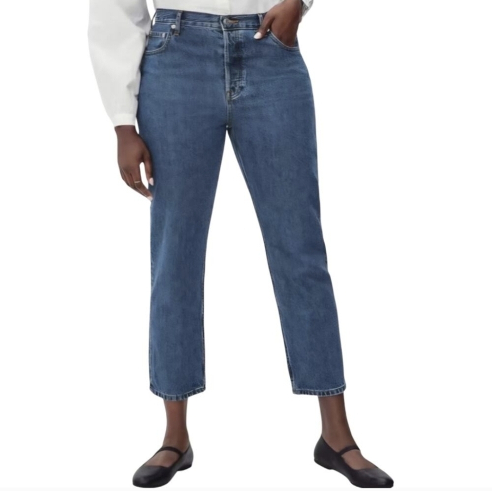 Everlane The Curvy '90s Cheeky Straight Jeans - Size 31 Crop
